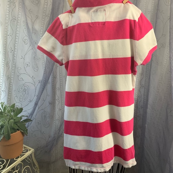 American Eagle Outfitters Polo Dress Broad Stripe Collared Button Neck Girl's - Picture 4 of 4